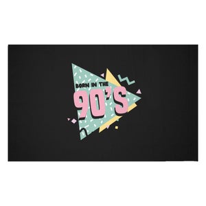 Born In The 90s Graphic Woven Rug
