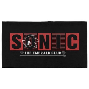 Sonic The Hedgehog The Emerald Club Gym Towel