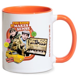 Only Fools And Horses You Know It Makes Sense Mug - White/Orange