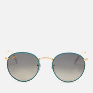 Ray-Ban Women's Round Metal Sunglasses - Gold/Blue