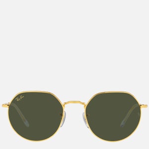 Ray-Ban Jack Hexagonal Metal Sunglasses - Gold