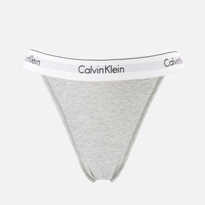 Calvin Klein Women's High Leg Tanga Briefs Grey