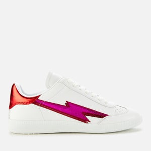 Isabel Marant Women's Bryce Leather Low Top Trainers - Pink