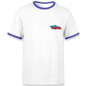 Rare Embroidered Banjo Kazooie Ringer T-Shirt - White/Navy