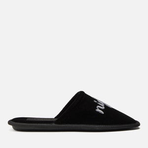 Kate Spade New York Women's Hoo Hoo Velvet Slippers - Black