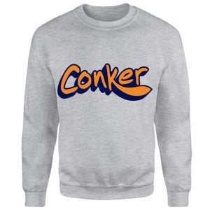 Rare Embroidered Conker Sweatshirt - Grey
