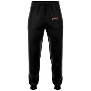 Rare Embroidered Conker Logo Unisex Joggers - Black