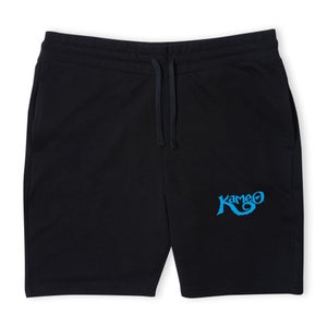 Rare Embroidered Kameo Logo Unisex Jog Shorts - Black