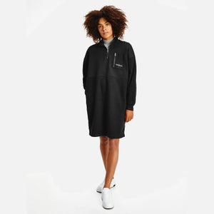 Calvin Klein Jeans Women's Polar Fleece Half Zip Dress - CK Black