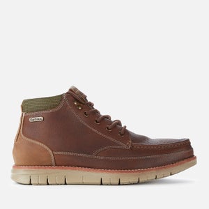 Barbour Men's Victory Leather Chukka Boots - Teak