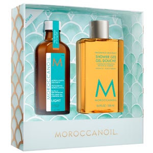 Moroccanoil Treatment Light and Shower Gel Gift Set (Worth £56.85)