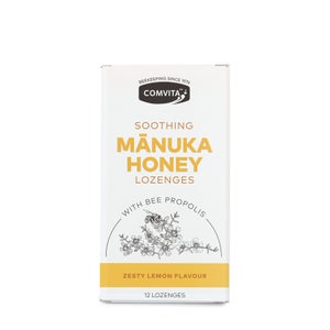 Manuka Honey Lozenges with Propolis (Lemon & Honey) 12s