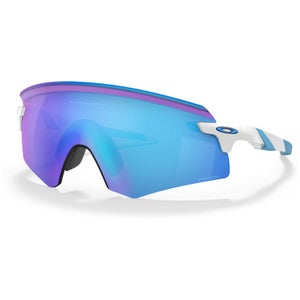 Oakley Encoder Sunglasses - Polished White/Prizm Sapphire