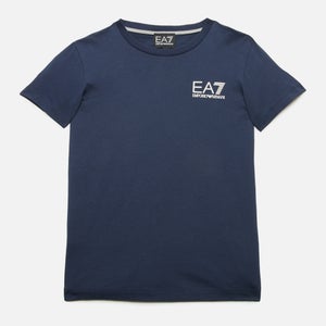 EA7 Boys' Core Identity T-Shirt - Navy