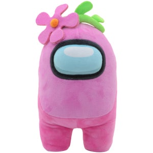 Official Among Us 30cm Plush - Pink + Flower