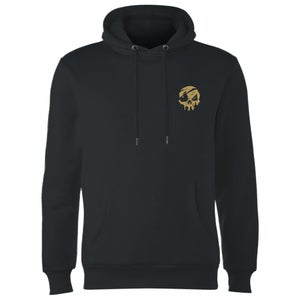 Rare Embroidered Sea Of Thieves Logo Hoodie - Black