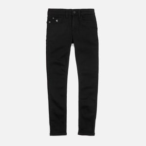 Calvin Klein Boys' Skinny Jeans - Clean Black Stretch