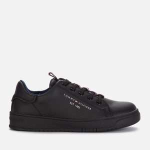 Tommy Hilfiger Boys' Low Cut Lace-Up Sneaker Black