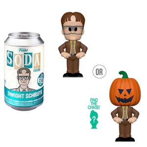 The Office Dwight w/Pumpkinhead Vinyl Soda Figure in Collector Can
