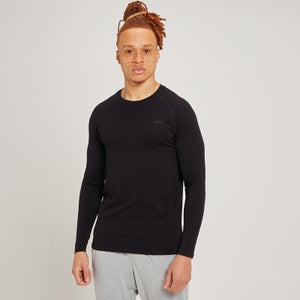 MP vīriešu sporta krekls ar garām piedurknēm “Composure” — Melns