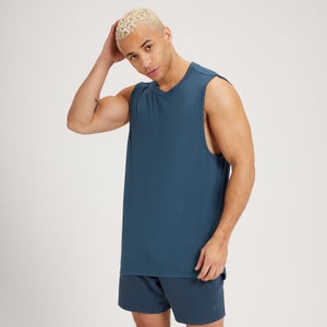 MP vīriešu sporta krekls ar pazeminātu rokas izgriezumu “Composure” — Pelēcīgi zils