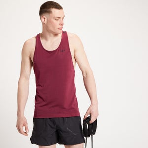 MP vīriešu bezvīļu sporta krekls ar pazeminātu rokas izgriezumu “Tempo Ultra” — Vīnsarkans