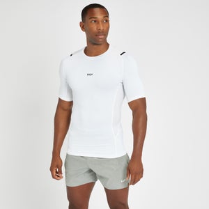 Мужская футболка Engage базового слоя с коротким рукавом — Цвет: Белый