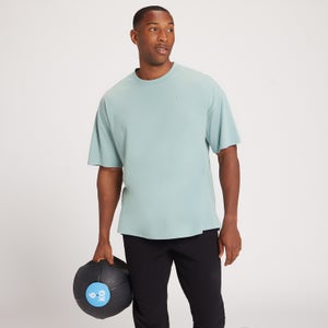 Męski T-shirt oversize z krótkim rękawem z kolekcji MP Dynamic Training – Ice Blue