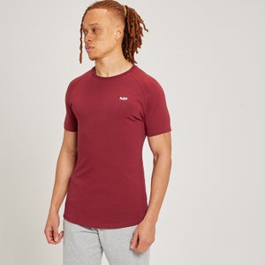 Облегающая мужская футболка Form с коротким рукавом — Цвет: Алый