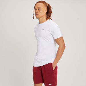 Облегающая мужская футболка Form с коротким рукавом — Цвет: Белый