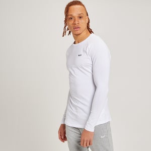 MP vīriešu sporta krekls ar garām piedurknēm “Form” — Balts