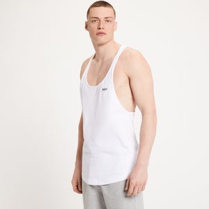 MP vīriešu sporta krekls ar pazeminātu rokas izgriezumu “Form” — Balts
