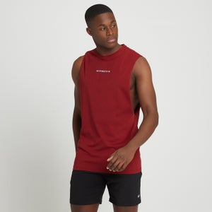 MP vyriški berankoviai marškinėliai „Originals“ nuleistais pečiais – Skaisčiai raudona