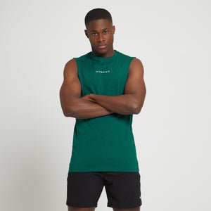 MP vīriešu Originals sporta krekls ar pazeminātu rokas izgriezumu — Tumši zaļš