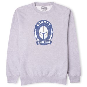 Star Wars The Mandalorian Bounty Hunter Sweatshirt - Grey