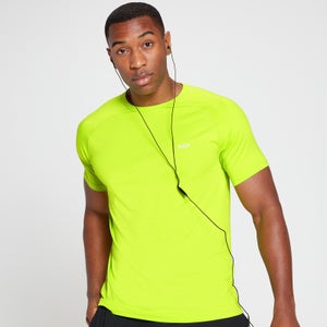 T-shirt d’entraînement à manches courtes MP Run Graphic pour hommes – Citron vert fluo