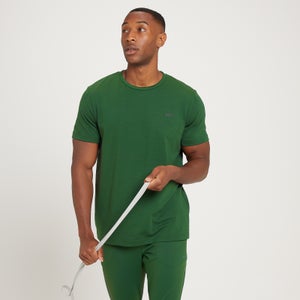 Мужская футболка MP Adapt Drirelease с короткими рукавами и зернистым принтом, темно-зеленая