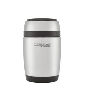 Thermos Thermocafe Stainless Steel Curved Food Flask with Spoon