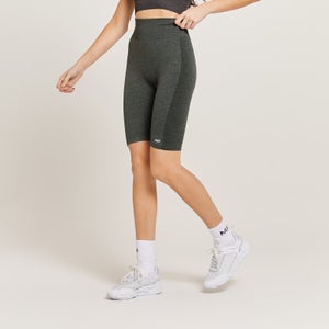 Pantaloni scurți de ciclism cu talie înaltă MP Curve pentru femei - Carbon Marl