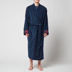 Barbour Lounge Men's Lachlan Dressing Gown - Navy
