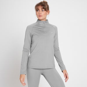 MP Ženska majica Velocity 1/4 Zip – nevihtno siva