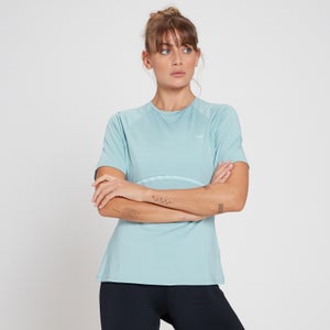 T-shirt catarifrangente MP Velocity Ultra da donna - Azzurro ghiaccio