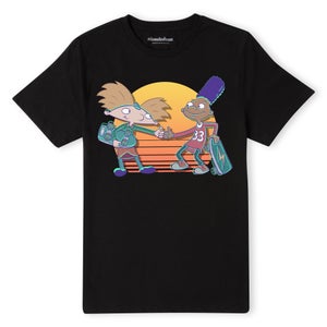 Camiseta unisex Hey Arnold Buddies de Nickelodeon - Negro