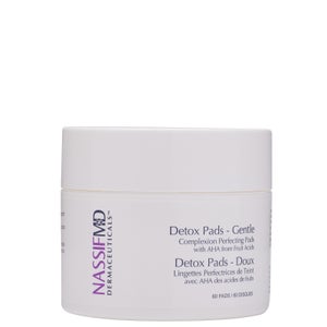 NassifMD Dermaceuticals Gentle Complexion Perfecting Exfoliating and Detoxification Treatment Pads 60ct