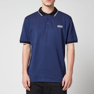 Barbour International Men's Accelerator Contrast Pique Polo Shirt - Regal Blue