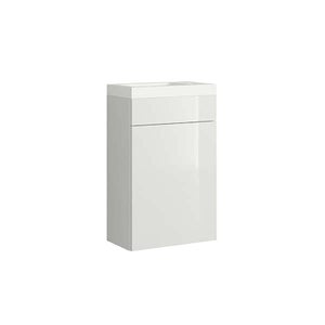 House Beautiful ele-ment(s) 410mm Wall Mounted Cloakroom Vanity Unit with Basin - Gloss White