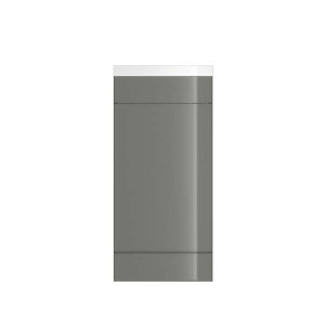House Beautiful ele-ment(s) 410mm Floorstanding Cloakroom Vanity Unit with Basin - Gloss Grey