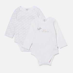 Hugo Boss Baby Bodysuits - Set Of 3 - White