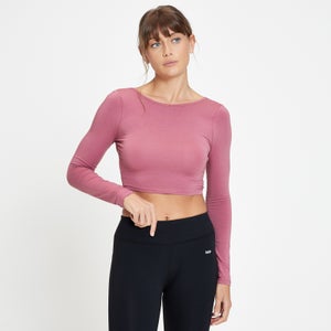 MP moteriški „Composure“ marškinėliai ilgomis rankovėmis – Rausvai violetinė