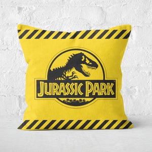 Jurassic Park Tape Square Cushion